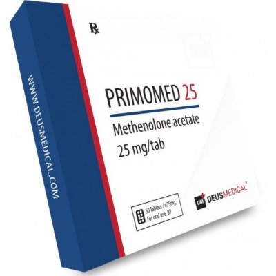 DEUS MEDICAL - PRIMOMED 25 (METHENOLONE ACETATE) (25 MG/TAB - 50 TABS)