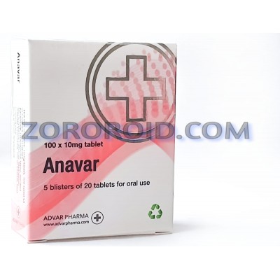 ADVAR PHARMA - ANAVAR (10 MG /100 TABS)