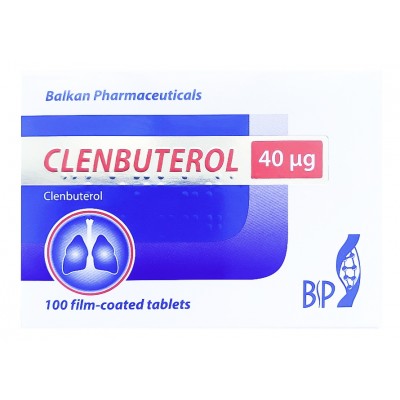 BALKAN PHARMACEUTICALS - CLENBUTEROL (40 MG/100 TABS - PACK)