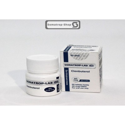 SOMATROP-LAB - CLENBUTEROL (40 MCG/TAB - 50 TABS)