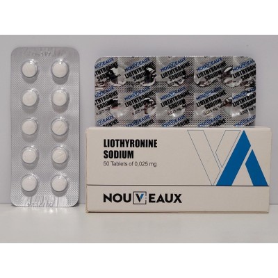 NOUVEAUX LTD - LIOTHYRONINE SODIUM T3 (0.025 MG/TAB - 50 TABS)