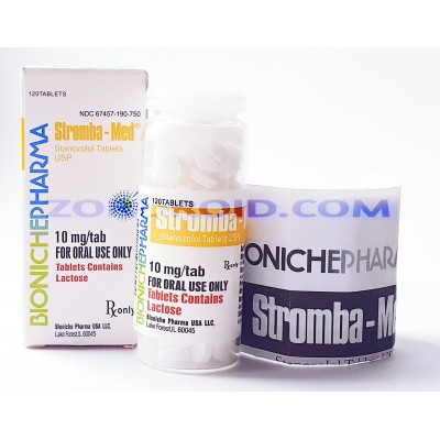 BIONICHE PHARMA - STROMBA-MED  (10 MG/120 TABS - PACK)