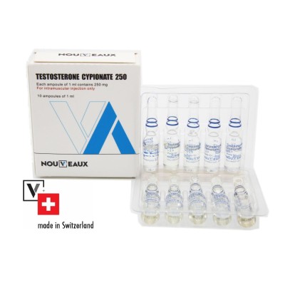 NOUVEAUX LTD - TESTOSTERONE CYPIONATE (250 MG/ML X 10 VIALS)