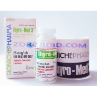 BIONICHE PHARMA - THYRO-MED 3  (25 MG/60 TABS - PACK)